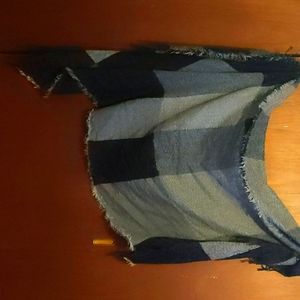 Black and Grey fashion Shawl